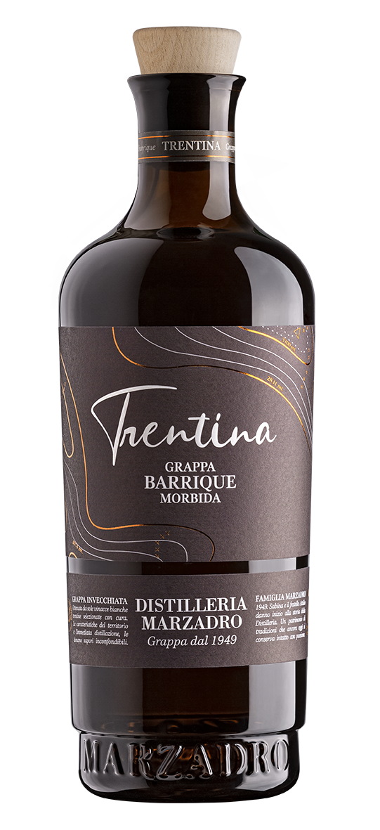 Grappa TRENTINA MORBIDA BARRIQUE 41%V. 500ml